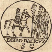 An illustration from Ivsti LipsI De militia Romana libri qvinqve : commentarivs ad Polybivm (1602)