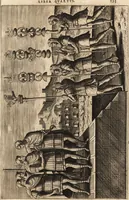 An illustration from Ivsti LipsI De militia Romana libri qvinqve : commentarivs ad Polybivm (1602)