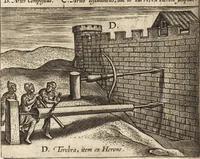 Picture 42 of 66 from Ivsti LipsI Poliorceticon, siue, De machinis, tormentis, telis, libri qvinqve : ad historiarum lucem (1605), leaf 157