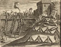 An illustration from Ivsti LipsI Poliorceticon, siue, De machinis, tormentis, telis, libri qvinqve : ad historiarum lucem (1605)
