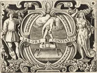 An illustration from Ivsti LipsI Satvrnalivm sermonvm libri dvo, qvi de gladiatoribvs (1604)