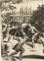 An illustration from Ivsti LipsI Satvrnalivm sermonvm libri dvo, qvi de gladiatoribvs (1604)