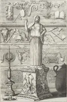 Picture 29 of 94 from Joachimi de Sandrart, à Stockau ... Academia nobilissimae artis pictoriae, sive, De veris & genuinis hujusdem proprietatibus, theorematibus, secretis atque requisitis aliis ... : unà cum artificum tam Aegyptiorum, Graecorum & Romanorum, quàm Italorum, Gallorum, Anglorum, Germanorum, Belgarum, aliorumq[ue] ... vitis atque encomiis ... : eorundemque plusquàm ducentis iconibus ... aere expressis, erecta atq[ue] publicata (1683), leaf 128