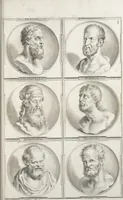 An illustration from Joachimi de Sandrart, à Stockau ... Academia nobilissimae artis pictoriae, sive, De veris & genuinis hujusdem proprietatibus, theorematibus, secretis atque requisitis aliis ... : unà cum artificum tam Aegyptiorum, Graecorum & Romanorum, quàm Italorum, Gallorum, Anglorum, Germanorum, Belgarum, aliorumq[ue] ... vitis atque encomiis ... : eorundemque plusquàm ducentis iconibus ... aere expressis, erecta atq[ue] publicata (1683)
