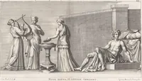Picture 34 of 94 from Joachimi de Sandrart, à Stockau ... Academia nobilissimae artis pictoriae, sive, De veris & genuinis hujusdem proprietatibus, theorematibus, secretis atque requisitis aliis ... : unà cum artificum tam Aegyptiorum, Graecorum & Romanorum, quàm Italorum, Gallorum, Anglorum, Germanorum, Belgarum, aliorumq[ue] ... vitis atque encomiis ... : eorundemque plusquàm ducentis iconibus ... aere expressis, erecta atq[ue] publicata (1683), leaf 147