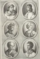 An illustration from Joachimi de Sandrart, à Stockau ... Academia nobilissimae artis pictoriae, sive, De veris & genuinis hujusdem proprietatibus, theorematibus, secretis atque requisitis aliis ... : unà cum artificum tam Aegyptiorum, Graecorum & Romanorum, quàm Italorum, Gallorum, Anglorum, Germanorum, Belgarum, aliorumq[ue] ... vitis atque encomiis ... : eorundemque plusquàm ducentis iconibus ... aere expressis, erecta atq[ue] publicata (1683)