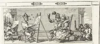 Picture 10 of 94 from Joachimi de Sandrart, à Stockau ... Academia nobilissimae artis pictoriae, sive, De veris & genuinis hujusdem proprietatibus, theorematibus, secretis atque requisitis aliis ... : unà cum artificum tam Aegyptiorum, Graecorum & Romanorum, quàm Italorum, Gallorum, Anglorum, Germanorum, Belgarum, aliorumq[ue] ... vitis atque encomiis ... : eorundemque plusquàm ducentis iconibus ... aere expressis, erecta atq[ue] publicata (1683), leaf 21