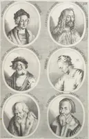 An illustration from Joachimi de Sandrart, à Stockau ... Academia nobilissimae artis pictoriae, sive, De veris & genuinis hujusdem proprietatibus, theorematibus, secretis atque requisitis aliis ... : unà cum artificum tam Aegyptiorum, Graecorum & Romanorum, quàm Italorum, Gallorum, Anglorum, Germanorum, Belgarum, aliorumq[ue] ... vitis atque encomiis ... : eorundemque plusquàm ducentis iconibus ... aere expressis, erecta atq[ue] publicata (1683)