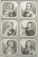Picture 76 of 94 from Joachimi de Sandrart, à Stockau ... Academia nobilissimae artis pictoriae, sive, De veris & genuinis hujusdem proprietatibus, theorematibus, secretis atque requisitis aliis ... : unà cum artificum tam Aegyptiorum, Graecorum & Romanorum, quàm Italorum, Gallorum, Anglorum, Germanorum, Belgarum, aliorumq[ue] ... vitis atque encomiis ... : eorundemque plusquàm ducentis iconibus ... aere expressis, erecta atq[ue] publicata (1683), leaf 428