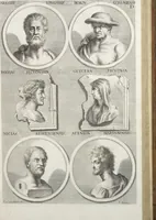 An illustration from Joachimi de Sandrart, à Stockau ... Academia nobilissimae artis pictoriae, sive, De veris & genuinis hujusdem proprietatibus, theorematibus, secretis atque requisitis aliis ... : unà cum artificum tam Aegyptiorum, Graecorum & Romanorum, quàm Italorum, Gallorum, Anglorum, Germanorum, Belgarum, aliorumq[ue] ... vitis atque encomiis ... : eorundemque plusquàm ducentis iconibus ... aere expressis, erecta atq[ue] publicata (1683)