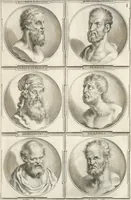 An illustration from Joachimi de Sandrart, à Stockau ... Academia nobilissimae artis pictoriae, sive, De veris & genuinis hujusdem proprietatibus, theorematibus, secretis atque requisitis aliis ... : unà cum artificum tam Aegyptiorum, Graecorum & Romanorum, quàm Italorum, Gallorum, Anglorum, Germanorum, Belgarum, aliorumq[ue] ... vitis atque encomiis ... : eorundemque plusquàm ducentis iconibus ... aere expressis, erecta atq[ue] publicata (1683)