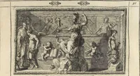 Picture 31 of 78 from Joachimi de Sandrart, à Stockau ... Academia nobilissimae artis pictoriae, sive, De veris & genuinis hujusdem proprietatibus, theorematibus, secretis atque requisitis aliis ... : unà cum artificum tam Aegyptiorum, Graecorum & Romanorum, quàm Italorum, Gallorum, Anglorum, Germanorum, Belgarum, aliorumq[ue] ... vitis atque encomiis ... : eorundemque plusquàm ducentis iconibus ... aere expressis, erecta atq[ue] publicata (1683), leaf 146