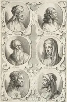 Picture 33 of 78 from Joachimi de Sandrart, à Stockau ... Academia nobilissimae artis pictoriae, sive, De veris & genuinis hujusdem proprietatibus, theorematibus, secretis atque requisitis aliis ... : unà cum artificum tam Aegyptiorum, Graecorum & Romanorum, quàm Italorum, Gallorum, Anglorum, Germanorum, Belgarum, aliorumq[ue] ... vitis atque encomiis ... : eorundemque plusquàm ducentis iconibus ... aere expressis, erecta atq[ue] publicata (1683), leaf 152