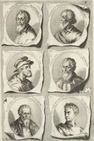 Picture 40 of 78 from Joachimi de Sandrart, à Stockau ... Academia nobilissimae artis pictoriae, sive, De veris & genuinis hujusdem proprietatibus, theorematibus, secretis atque requisitis aliis ... : unà cum artificum tam Aegyptiorum, Graecorum & Romanorum, quàm Italorum, Gallorum, Anglorum, Germanorum, Belgarum, aliorumq[ue] ... vitis atque encomiis ... : eorundemque plusquàm ducentis iconibus ... aere expressis, erecta atq[ue] publicata (1683), leaf 206