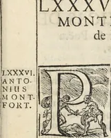Picture 56 of 78 from Joachimi de Sandrart, à Stockau ... Academia nobilissimae artis pictoriae, sive, De veris & genuinis hujusdem proprietatibus, theorematibus, secretis atque requisitis aliis ... : unà cum artificum tam Aegyptiorum, Graecorum & Romanorum, quàm Italorum, Gallorum, Anglorum, Germanorum, Belgarum, aliorumq[ue] ... vitis atque encomiis ... : eorundemque plusquàm ducentis iconibus ... aere expressis, erecta atq[ue] publicata (1683), leaf 344