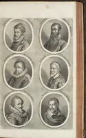 Picture 57 of 78 from Joachimi de Sandrart, à Stockau ... Academia nobilissimae artis pictoriae, sive, De veris & genuinis hujusdem proprietatibus, theorematibus, secretis atque requisitis aliis ... : unà cum artificum tam Aegyptiorum, Graecorum & Romanorum, quàm Italorum, Gallorum, Anglorum, Germanorum, Belgarum, aliorumq[ue] ... vitis atque encomiis ... : eorundemque plusquàm ducentis iconibus ... aere expressis, erecta atq[ue] publicata (1683), leaf 356
