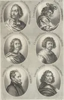 An illustration from Joachimi de Sandrart, à Stockau ... Academia nobilissimae artis pictoriae, sive, De veris & genuinis hujusdem proprietatibus, theorematibus, secretis atque requisitis aliis ... : unà cum artificum tam Aegyptiorum, Graecorum & Romanorum, quàm Italorum, Gallorum, Anglorum, Germanorum, Belgarum, aliorumq[ue] ... vitis atque encomiis ... : eorundemque plusquàm ducentis iconibus ... aere expressis, erecta atq[ue] publicata (1683)