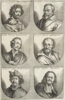 Picture 67 of 78 from Joachimi de Sandrart, à Stockau ... Academia nobilissimae artis pictoriae, sive, De veris & genuinis hujusdem proprietatibus, theorematibus, secretis atque requisitis aliis ... : unà cum artificum tam Aegyptiorum, Graecorum & Romanorum, quàm Italorum, Gallorum, Anglorum, Germanorum, Belgarum, aliorumq[ue] ... vitis atque encomiis ... : eorundemque plusquàm ducentis iconibus ... aere expressis, erecta atq[ue] publicata (1683), leaf 454