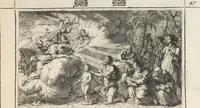 An illustration from Joachimi de Sandrart, à Stockau ... Academia nobilissimae artis pictoriae, sive, De veris & genuinis hujusdem proprietatibus, theorematibus, secretis atque requisitis aliis ... : unà cum artificum tam Aegyptiorum, Graecorum & Romanorum, quàm Italorum, Gallorum, Anglorum, Germanorum, Belgarum, aliorumq[ue] ... vitis atque encomiis ... : eorundemque plusquàm ducentis iconibus ... aere expressis, erecta atq[ue] publicata (1683)