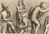 An illustration from Johann Winkelmanns Geschichte der Kunst des Alterthums (1776)