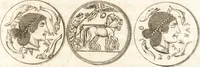 An illustration from Johann Winkelmanns Geschichte der Kunst des Alterthums (1776)