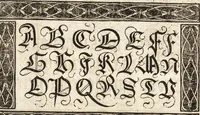 An illustration from Libellus valde doctus elegans, & vtilis, multa et varia scribendarum literarum genera complectens (1564)