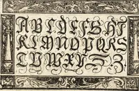 An illustration from Libellus valde doctus elegans, & vtilis, multa et varia scribendarum literarum genera complectens (1564)