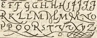 An illustration from Libellus valde doctus elegans, & vtilis, multa et varia scribendarum literarum genera complectens (1564)