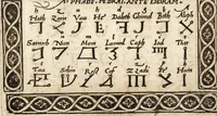 An illustration from Libellus valde doctus elegans, & vtilis, multa et varia scribendarum literarum genera complectens (1564)