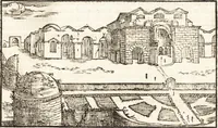 An illustration from Libri qvattro dell'antichita della citta di Roma : raccolte sotto brevita da diversi antichi et moderni scrittori (1565)