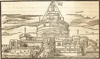 An illustration from Libri qvattro dell'antichita della citta di Roma : raccolte sotto brevita da diversi antichi et moderni scrittori (1565)