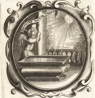 Picture 74 of 79 from Lucis euangelicae sub velum sacrorum emblematum reconditae, pars tertia : hoc est, caeleste pantheon, sive caelum novum in festa et gesta sanctorum totius anni, selectâ historiâ, & morali doctrinâ (1659), leaf 1083