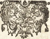 An illustration from Lucis euangelicae sub velum sacrorum emblematum reconditae, pars tertia : hoc est, caeleste pantheon, sive caelum novum in festa et gesta sanctorum totius anni, selectâ historiâ, & morali doctrinâ (1659)