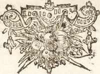 An illustration from Lucis euangelicae sub velum sacrorum emblematum reconditae, pars tertia : hoc est, caeleste pantheon, sive caelum novum in festa et gesta sanctorum totius anni, selectâ historiâ, & morali doctrinâ (1659)