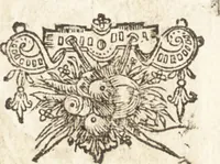 An illustration from Lucis euangelicae sub velum sacrorum emblematum reconditae, pars tertia : hoc est, caeleste pantheon, sive caelum novum in festa et gesta sanctorum totius anni, selectâ historiâ, & morali doctrinâ (1659)