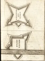 An illustration from The Netherland-historian : containing a true and exact relation of what hath passed in the late warrs between the King of Great Britain, and the French King with their allyes, against the States Generall of the United Provinces, from the beginning thereof anno. 1671 to the conclusion of peace between His aforesaid Majesty of Britain, and the said States, with the continuation of what hath since happened between France and his allyes, against the said States, and their confœderates, to the end of the year 1674 : illustrated with above 60 sculptures, being the exact delineations of the most principall fortifications in those provinces, and the pourtraictures of severall mighty princes and eminent officers (1675)