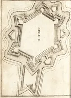 An illustration from The Netherland-historian : containing a true and exact relation of what hath passed in the late warrs between the King of Great Britain, and the French King with their allyes, against the States Generall of the United Provinces, from the beginning thereof anno. 1671 to the conclusion of peace between His aforesaid Majesty of Britain, and the said States, with the continuation of what hath since happened between France and his allyes, against the said States, and their confœderates, to the end of the year 1674 : illustrated with above 60 sculptures, being the exact delineations of the most principall fortifications in those provinces, and the pourtraictures of severall mighty princes and eminent officers (1675)