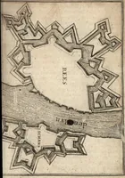 An illustration from The Netherland-historian : containing a true and exact relation of what hath passed in the late warrs between the King of Great Britain, and the French King with their allyes, against the States Generall of the United Provinces, from the beginning thereof anno. 1671 to the conclusion of peace between His aforesaid Majesty of Britain, and the said States, with the continuation of what hath since happened between France and his allyes, against the said States, and their confœderates, to the end of the year 1674 : illustrated with above 60 sculptures, being the exact delineations of the most principall fortifications in those provinces, and the pourtraictures of severall mighty princes and eminent officers (1675)