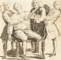 An illustration from A new and complete dictionary of arts and sciences : comprehending all the branches of useful knowledge, with accurate descriptions as well of the various machines, instruments, tools, figures, and schemes necessary for illustrating them, as of the classes, kinds, preparations, and uses of natural productions, whether animals, vegetables, minerals, fossils, or fluids : together with the kingdoms, provinces, cities, towns, and other remarkable places throughout the world : illustrated with above three hundred copper-plates, engraved by Mr. Jefferys, geographer to His Majesty : the whole extracted from the best authors in all languages (1763)