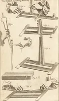 An illustration from A new and complete dictionary of arts and sciences : comprehending all the branches of useful knowledge, with accurate descriptions as well of the various machines, instruments, tools, figures, and schemes necessary for illustrating them, as of the classes, kinds, preparations, and uses of natural productions, whether animals, vegetables, minerals, fossils, or fluids : together with the kingdoms, provinces, cities, towns, and other remarkable places throughout the world : illustrated with above three hundred copper-plates, engraved by Mr. Jefferys, geographer to His Majesty : the whole extracted from the best authors in all languages (1763)