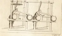 An illustration from A new and complete dictionary of arts and sciences : comprehending all the branches of useful knowledge, with accurate descriptions as well of the various machines, instruments, tools, figures, and schemes necessary for illustrating them, as of the classes, kinds, preparations, and uses of natural productions, whether animals, vegetables, minerals, fossils, or fluids : together with the kingdoms, provinces, cities, towns, and other remarkable places throughout the world : illustrated with above three hundred copper-plates, engraved by Mr. Jefferys, geographer to His Majesty : the whole extracted from the best authors in all languages (1763)