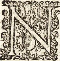 An illustration from Notizie de' professori del disegno da Cimabue in qua : per le quali si dimostra come, e per chi le bell' arti di pittura, scultura, e architettura lasciata la rozzezza delle maniere greca, e gottica, si siano in questi secoli ridotte all' antica loro perfezione (1681)