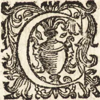 An illustration from Notizie de' professori del disegno da Cimabue in qua : per le quali si dimostra come, e per chi le bell' arti di pittura, scultura, e architettura lasciata la rozzezza delle maniere greca, e gottica, si siano in questi secoli ridotte all' antica loro perfezione (1681)