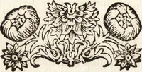 An illustration from Notizie de' professori del disegno da Cimabue in qua : per le quali si dimostra come, e per chi le bell' arti di pittura, scultura, e architettura lasciata la rozzezza delle maniere greca, e gottica, si siano in questi secoli ridotte all' antica loro perfezione (1681)