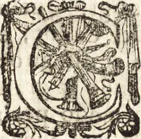 An illustration from Notizie de' professori del disegno da Cimabue in qua : per le quali si dimostra come, e per chi le bell' arti di pittura, scultura, e architettura lasciata la rozzezza delle maniere greca, e gottica, si siano in questi secoli ridotte all' antica loro perfezione (1681)