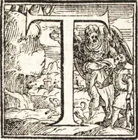 An illustration from Notizie de' professori del disegno da Cimabue in qua : per le quali si dimostra come, e per chi le bell' arti di pittura, scultura, e architettura lasciata la rozzezza delle maniere greca, e gottica, si siano in questi secoli ridotte all' antica loro perfezione (1681)
