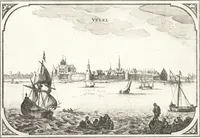 An illustration from Oud-Nederlandsche steden in haar ontstaan, groei en ontwikkeling (1909)