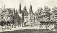 An illustration from Oud-Nederlandsche steden in haar ontstaan, groei en ontwikkeling (1909)