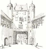 An illustration from Oud-Nederlandsche steden in haar ontstaan, groei en ontwikkeling (1909)