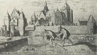 An illustration from Oud-Nederlandsche steden in haar ontstaan, groei en ontwikkeling (1909)